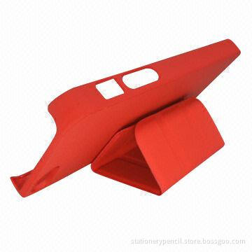 Designed PU Protective Case for iPhone 5, Various Foldable Ways, Make Good View